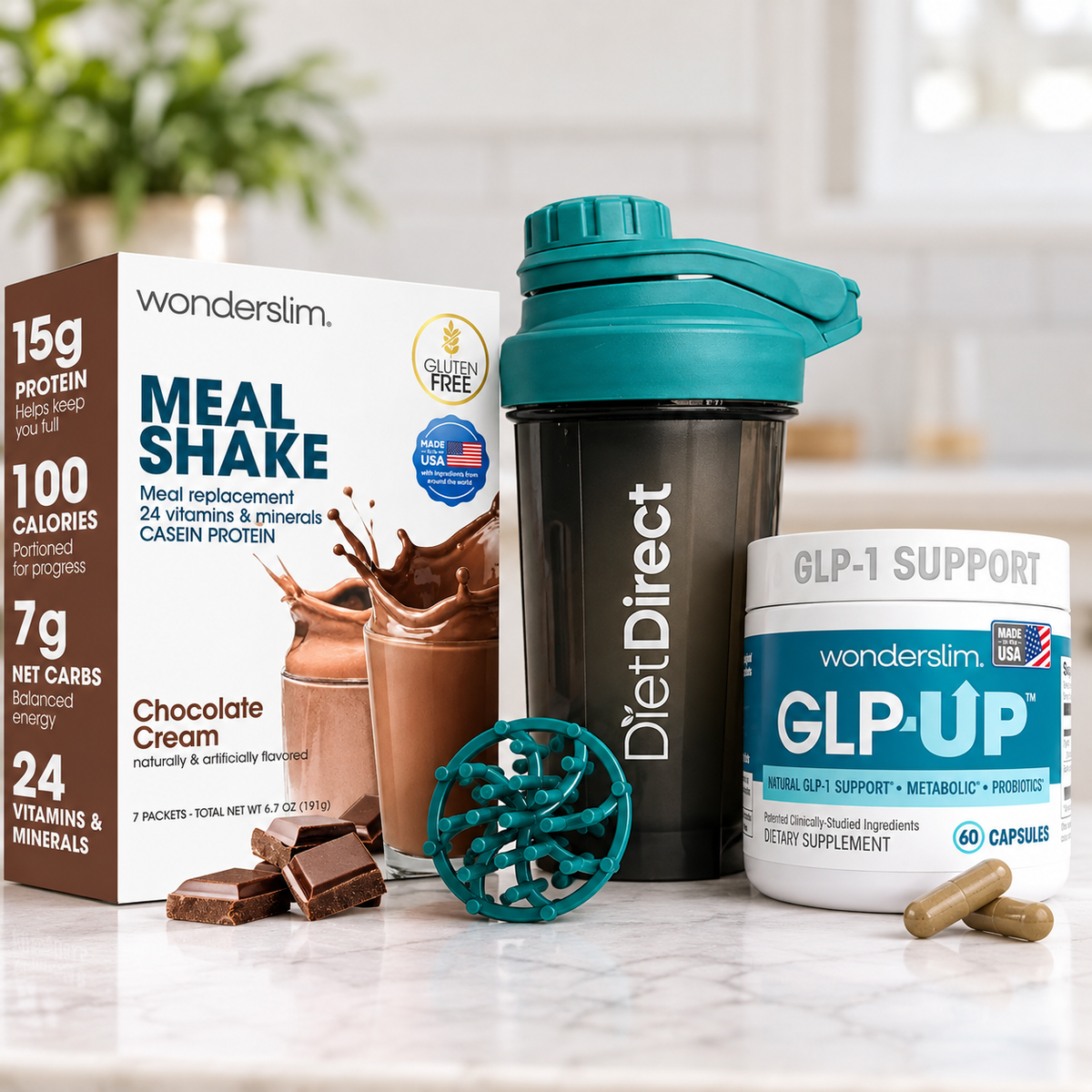 GLP-UP™, Meal Shake & Shaker Bottle Bundle