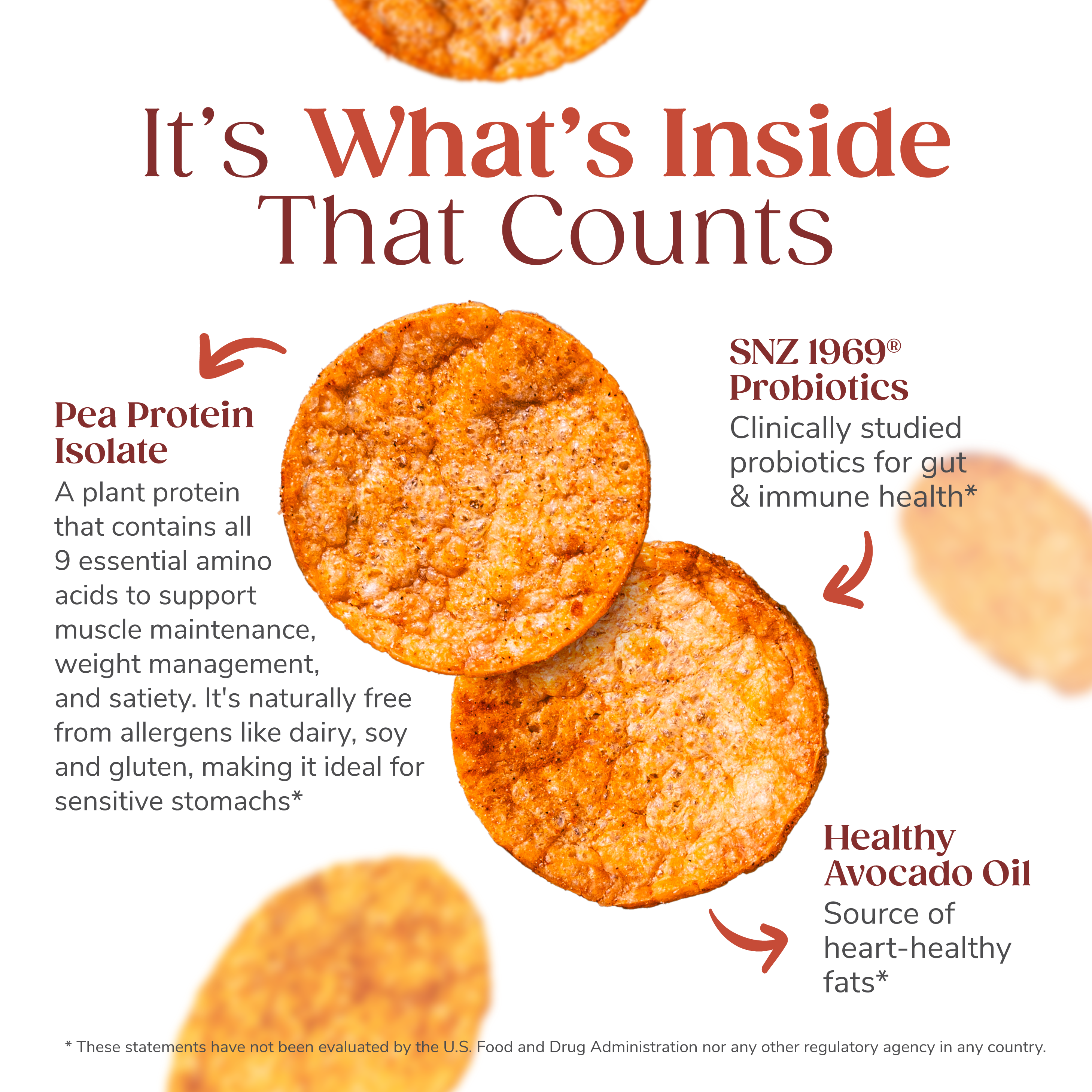 Pea Protein Chips with Probiotics (12ct)