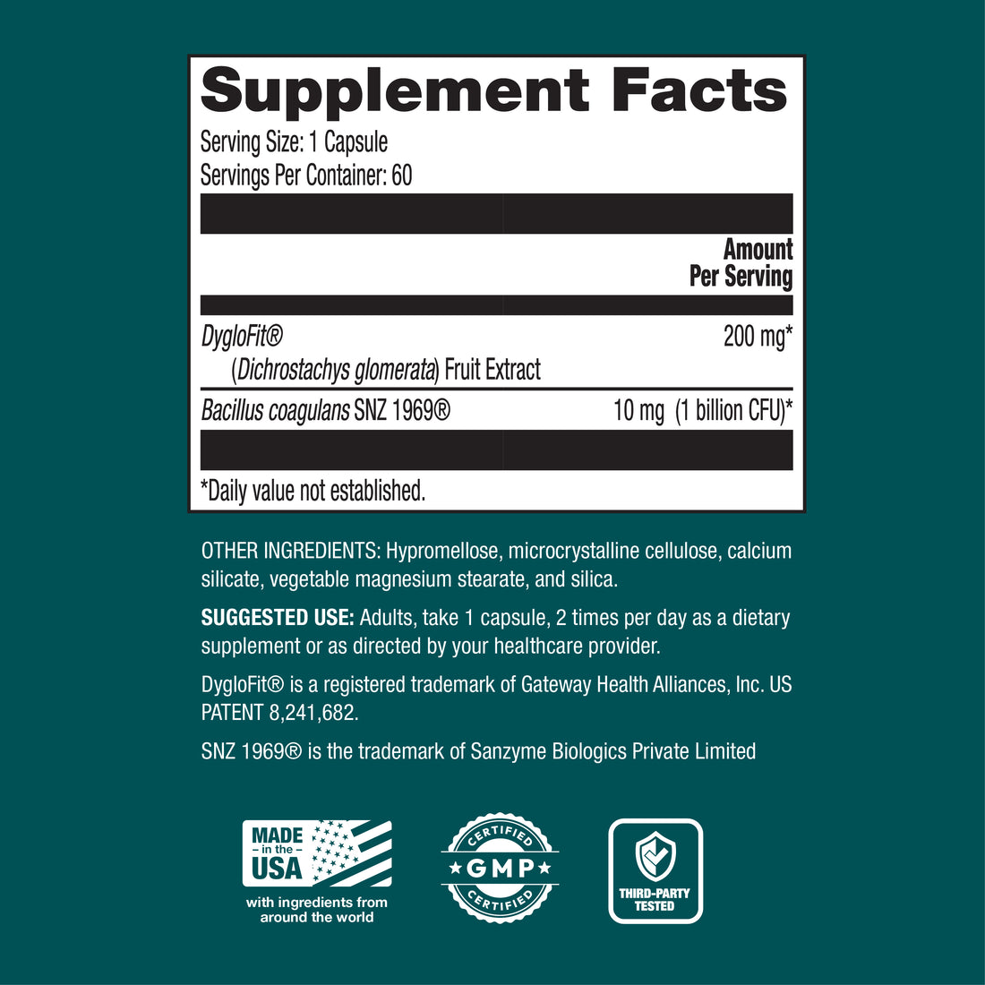 GLP-1 Support Supplement | 60-Count, Daily Support Diet Direct GLP-1 Support Supplement | 60-Count, Daily Support Diet Direct