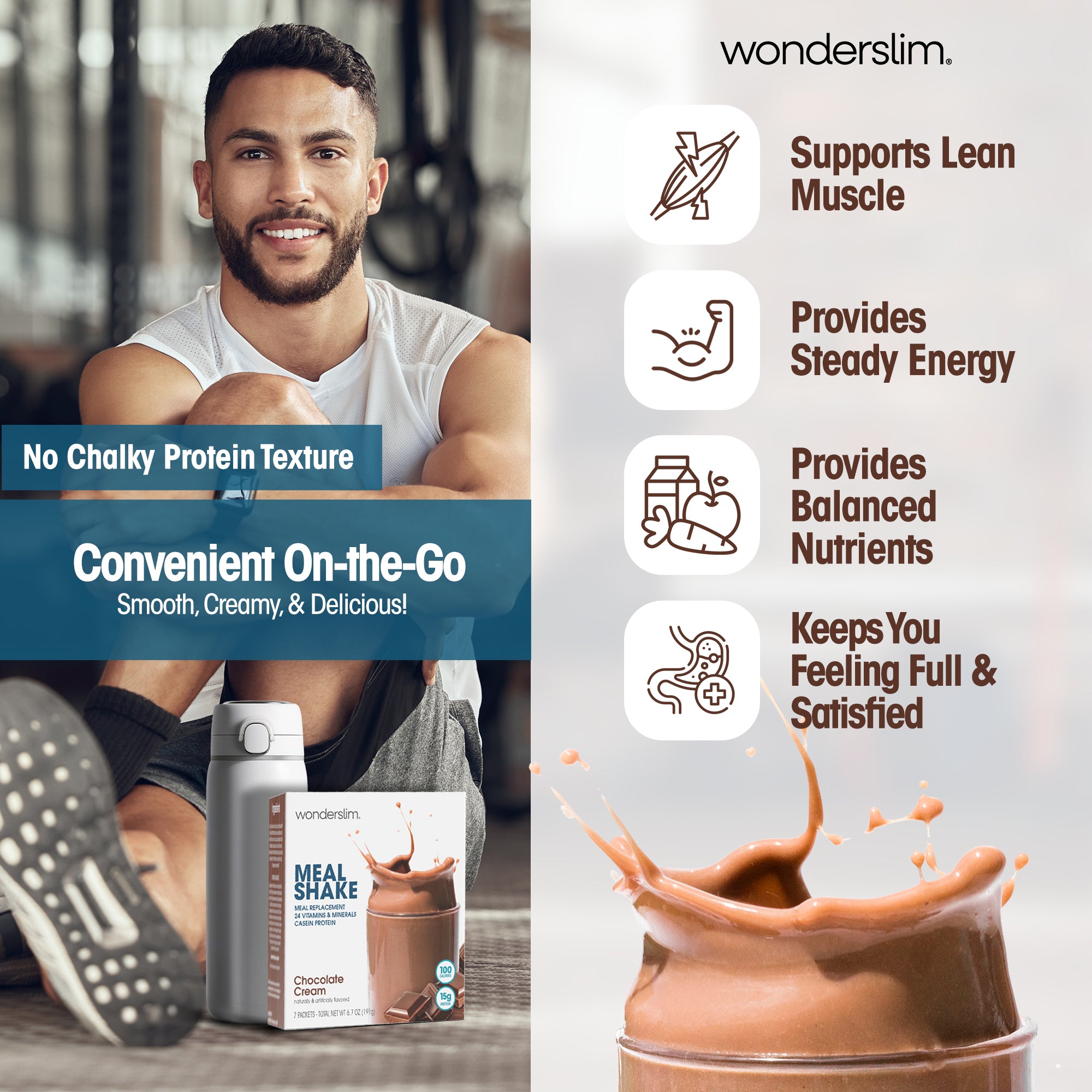 Protein Meal Replacement Shakes | 15g Protein, 100 Cal – Diet Direct