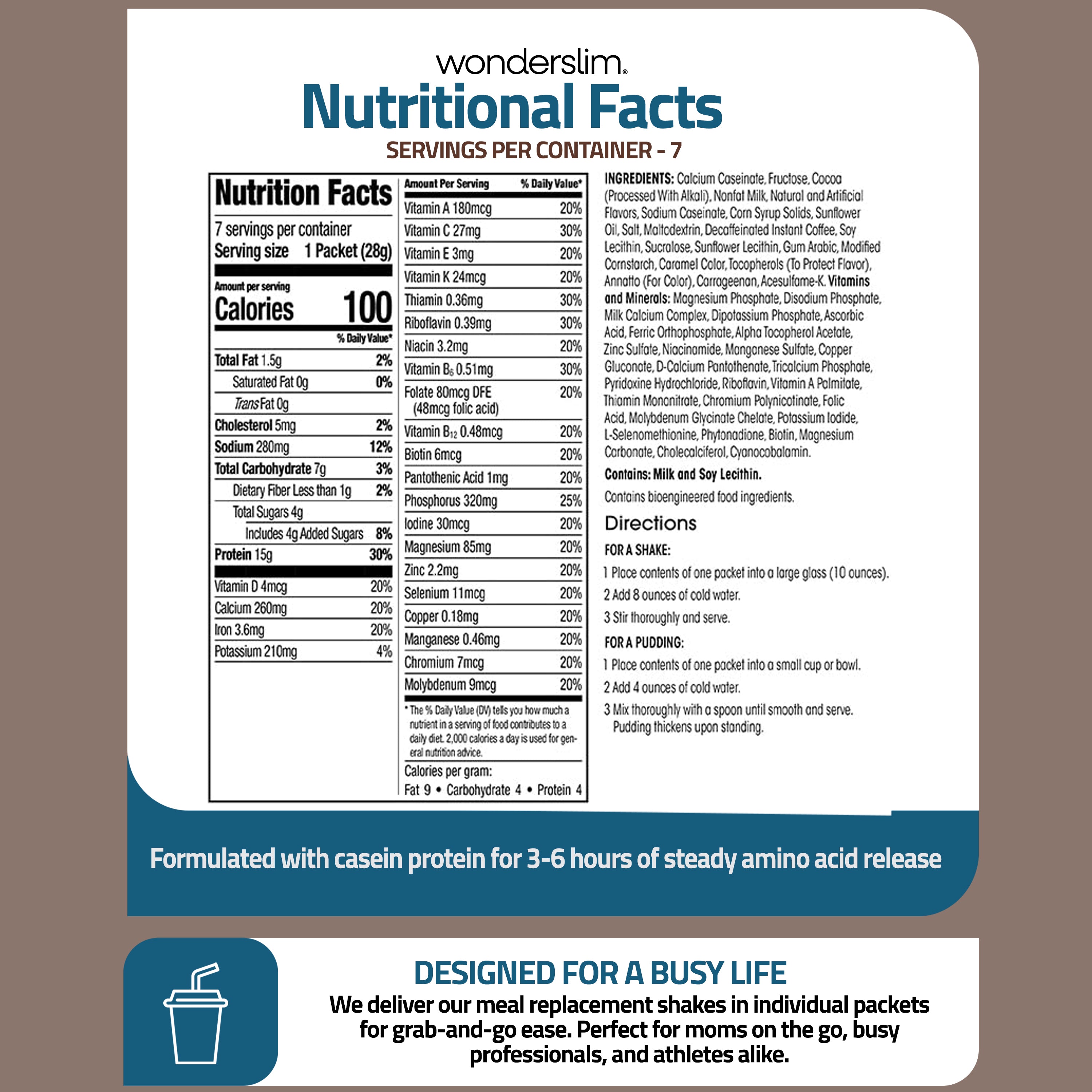 Protein Meal Replacement Shakes | 15g Protein, 100 Cal – Diet Direct