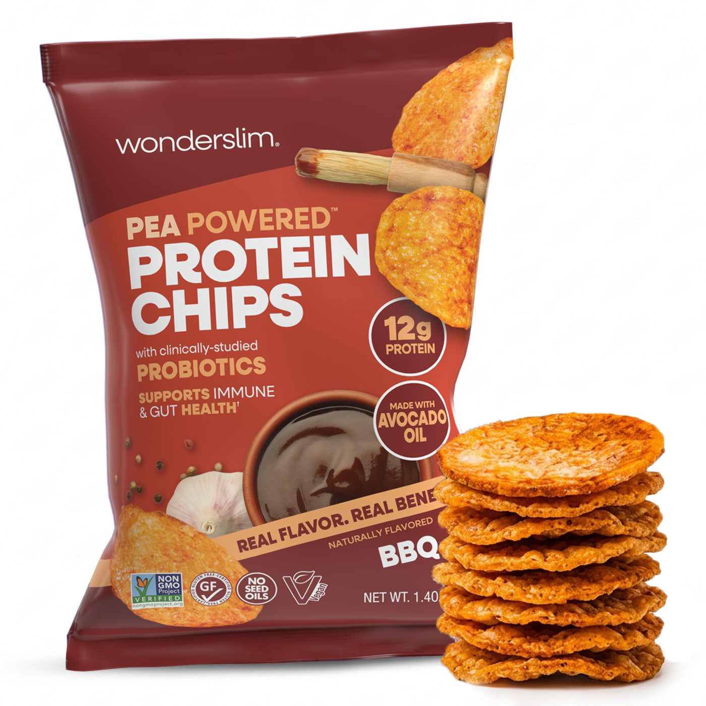 Pea Protein Chips with Probiotics (12ct)