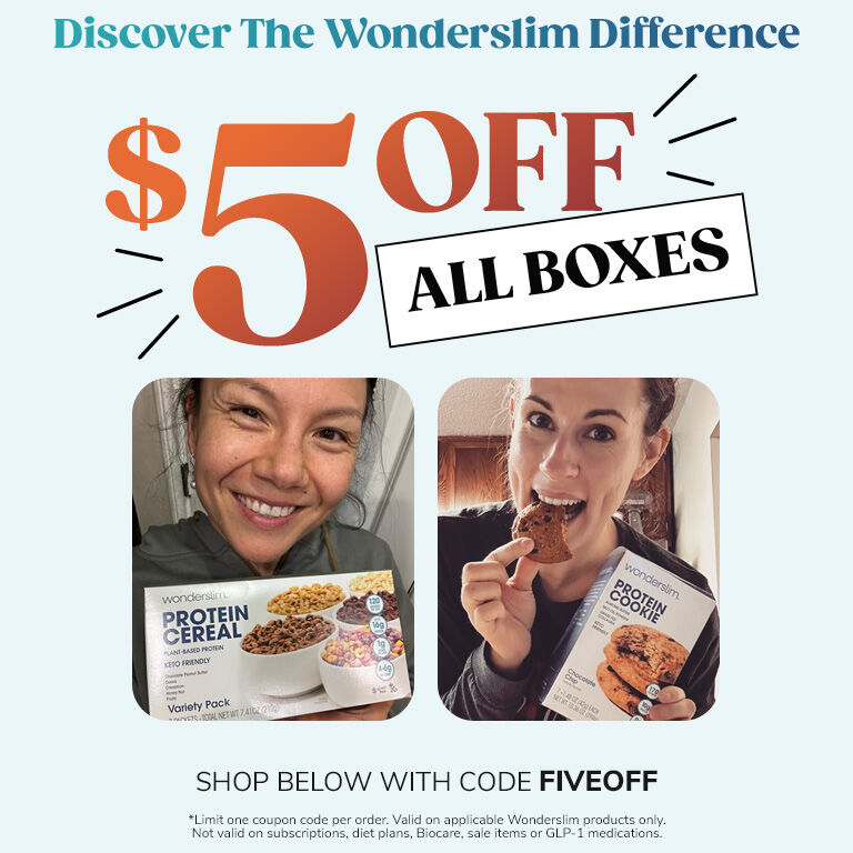 Discover the Wonderslim Difference. $5 OFF All Boxes. Shop below with code FIVEOFF