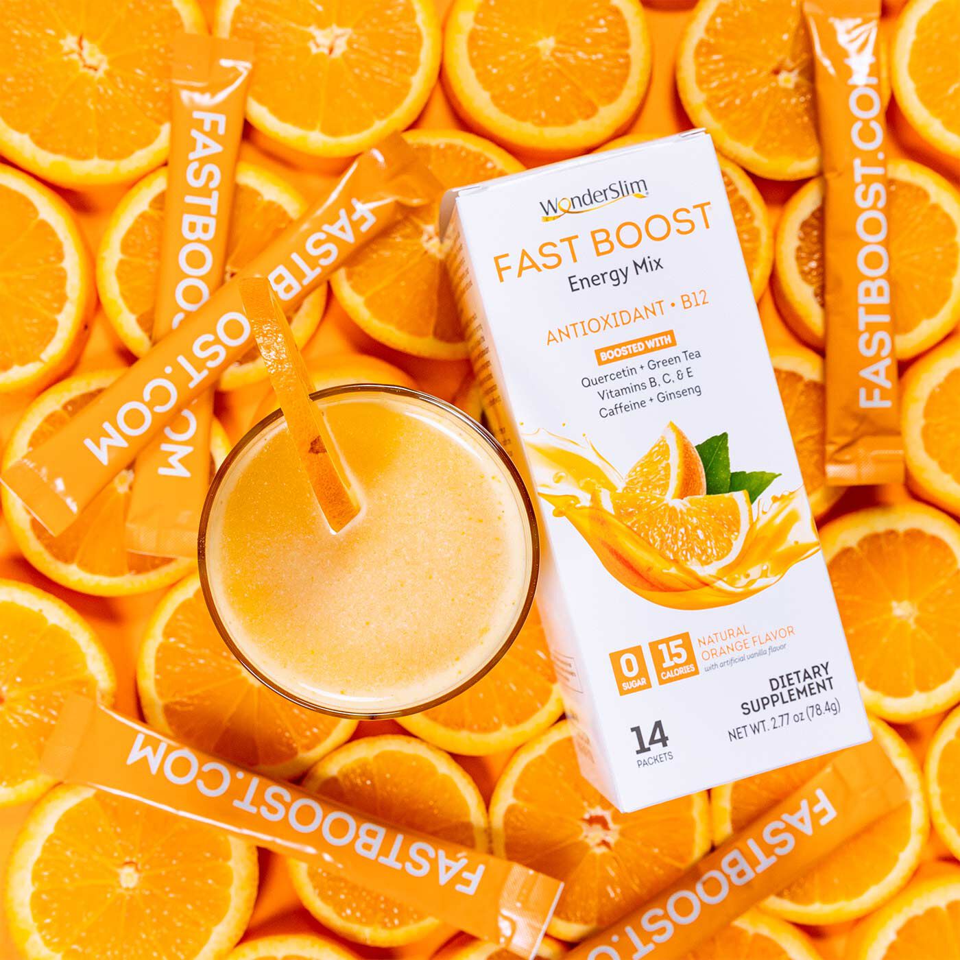 Fast Boost Energy Drink Mix, Orange