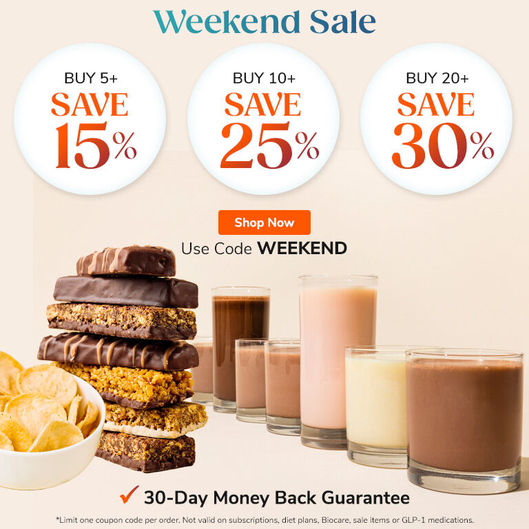 Weekend Sale. Buy 5+ Save 15%. Buy 10+ Save 25%. Buy 20+ Save 30%. Use code WEEKEND. Shop Now.