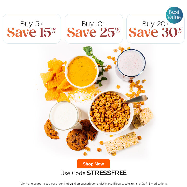 Buy 5+, Save 15%. Buy 10+, Save 25%. Buy 20+, Save 30%. Use Code STRESSFREE. Shop Now.