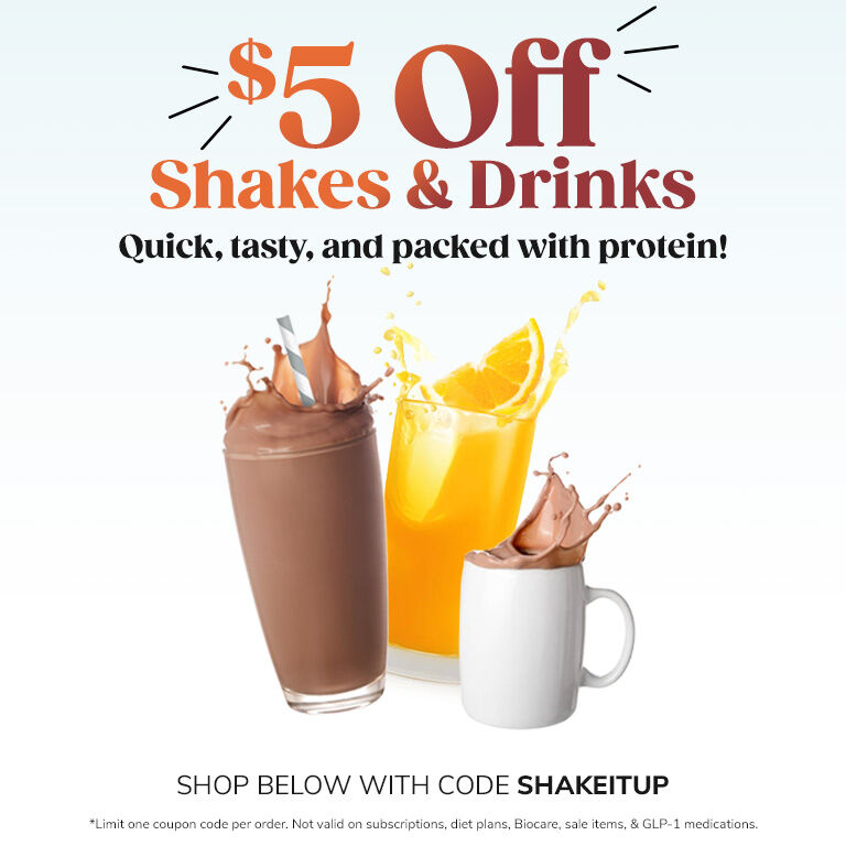 $5 Off Shakes & Drinks | Use Code SHAKEITUP