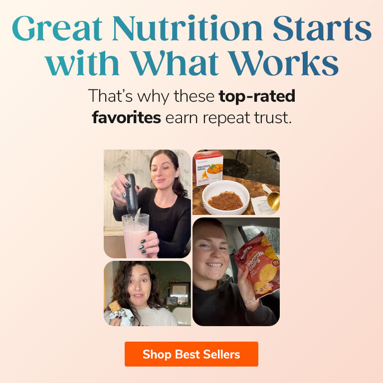 Great Nutrition Starts with What Works
That's why these top-rated favorites earn repeat trust.
Shop Best Sellers