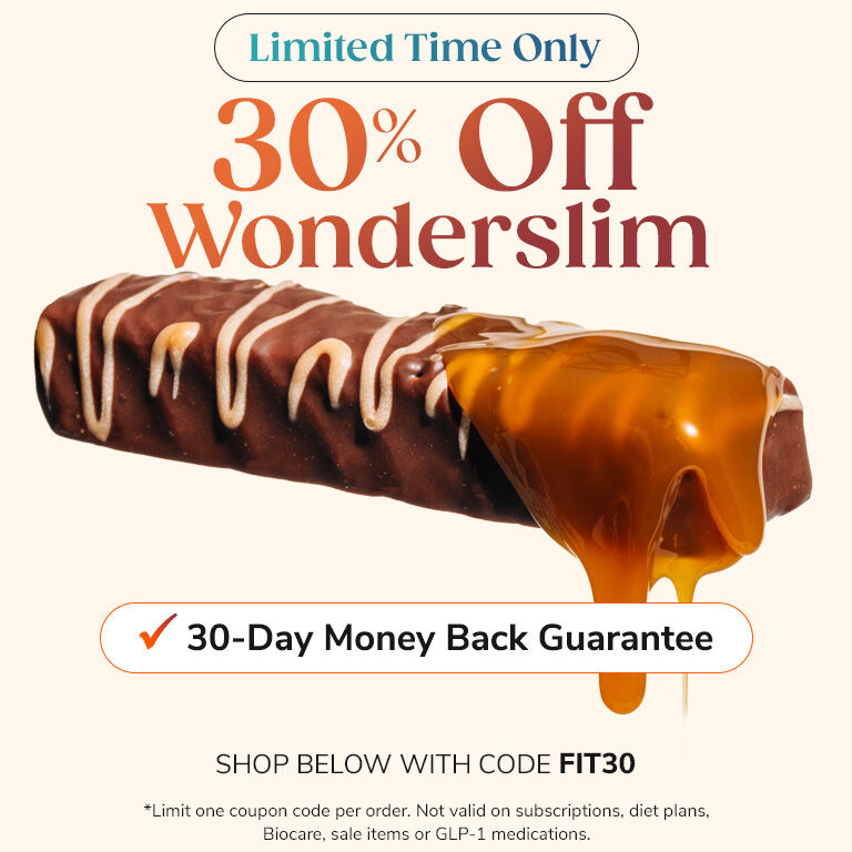 Limited Time Only. 30% Off Wonderslim. Shop below with code FIT30