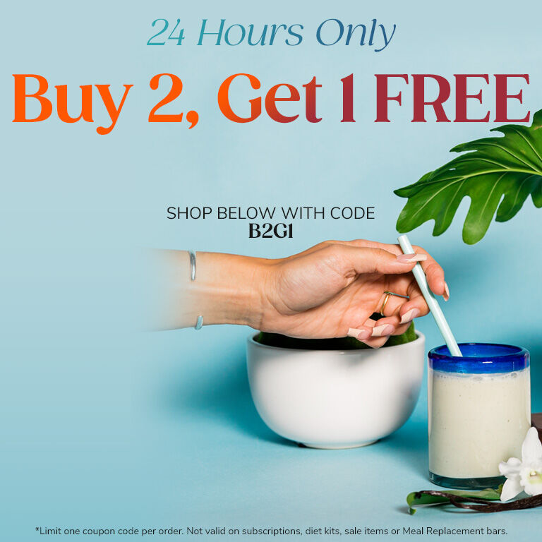 24 Hours Only
Buy 2, Get 1 FREE
Shop below with code B2G1