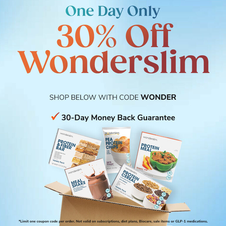 One Day Only. 30% Off Wonderslim. Shop below with code WONDER