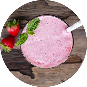 Strawberry cream meal replacement shake - 24 vitamins & minerals