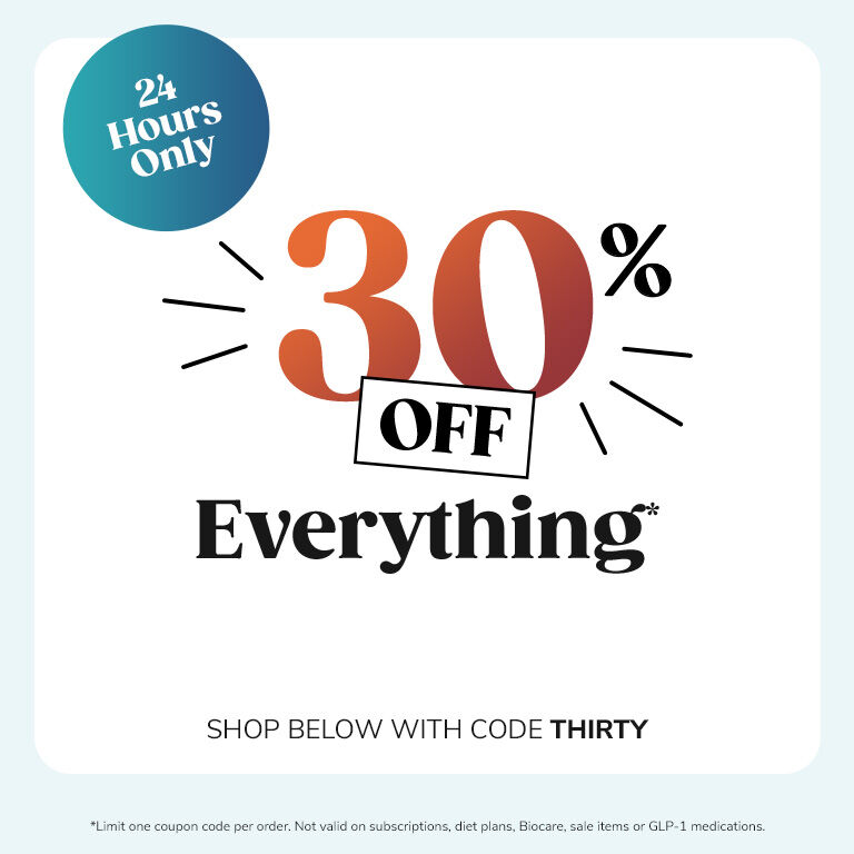 24 Hours Only | 30% OFF Everything* | Show below with code THIRTY