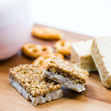 High protein meal replacement bars