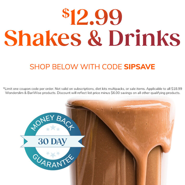 $12.99 Shakes & Drinks
Shop Below With Code SIPSAVE