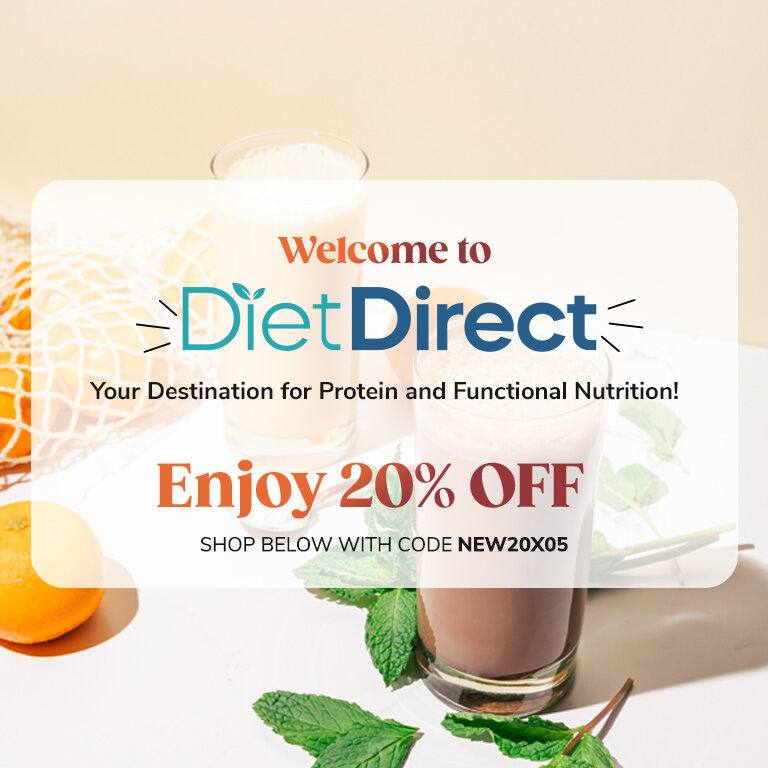 Welcome To Diet Direct. Your Destination for Protein and Functional Nutrition! Enjoy 20% OFF with code NEW20X05.