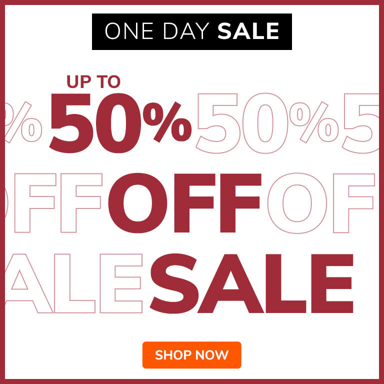 Up To 50% Off - 1 Day Sale