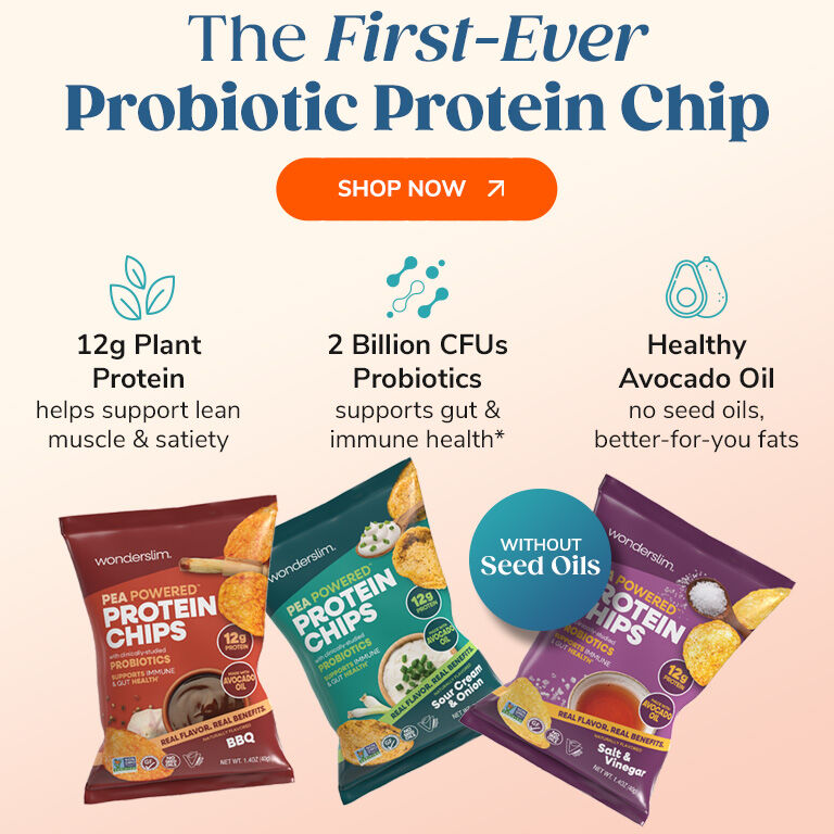 The First-Ever Probiotic Protein Chip
Shop Now >>