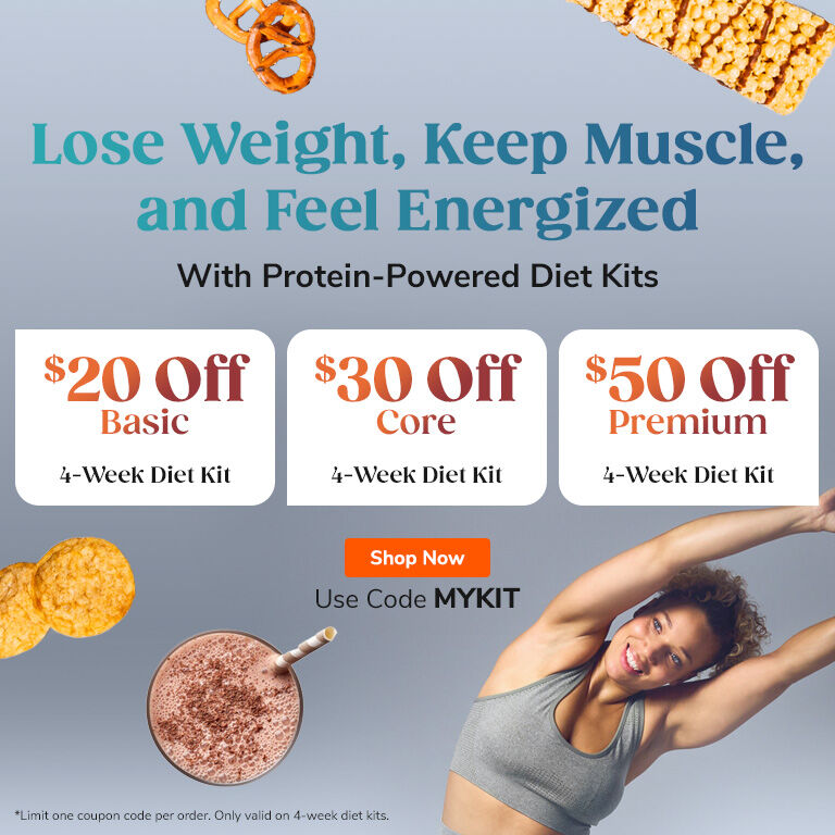Lose Weight, Keep Muscle, and Feel Energized with Protein-Powered Diet Kits. Shop Now. Use code MYKIT