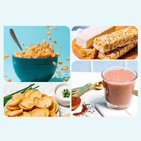 Wonderslim protein cereal, fiber bars, protein chips, meal shake