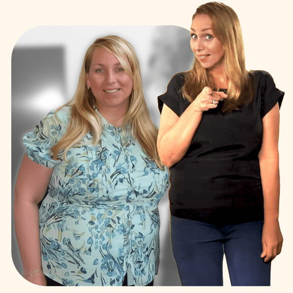 Jen before & after weight loss photos