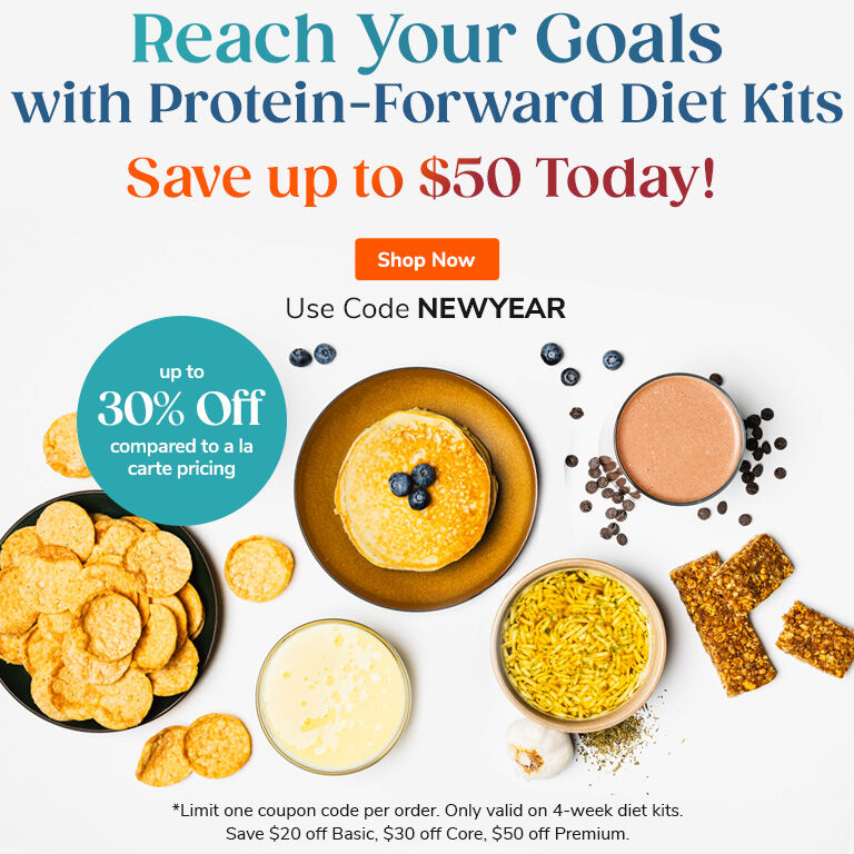 Reach Your Goals with Protein-Forward Diet Kits. Save up to $50 Today! Shop Now. Use Code NEWYEAR