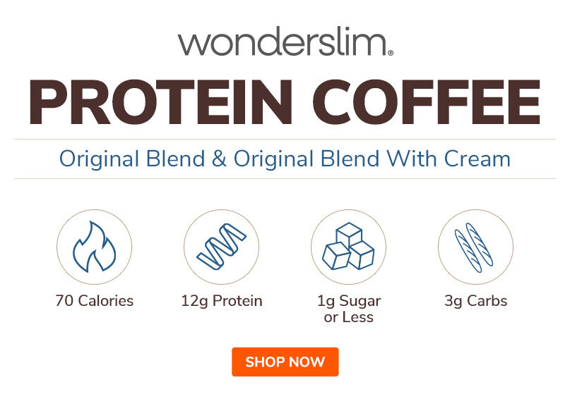 Wonderslim Protein Coffee - Original Blend & Original Blend With Cream
