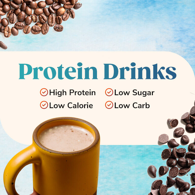 Protein Drinks. High Protein. Low Calorie. Low Sugar. Low Carb.
