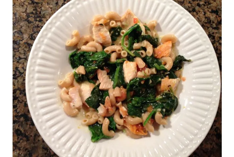 Diet Recipe: Vegetable Alfredo Pasta with Chicken