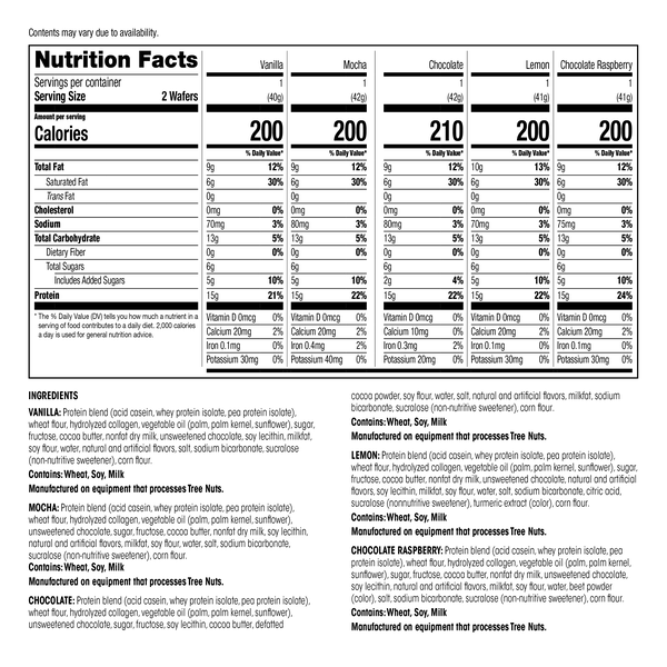 Protein Wafer Snack Bar (5ct) image number null