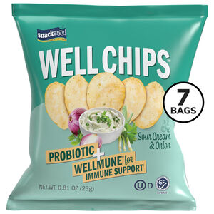 Potato WELL CHIPS, Sour Cream & Onion (7ct)