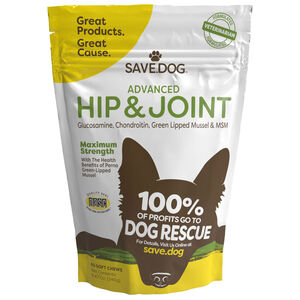 Advanced Hip & Joint Supplement for Dogs - Maximum Strength (60ct)