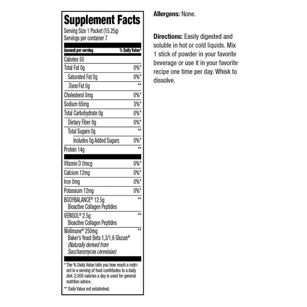 Collagen Peptide Powder Stick Packs (7ct) image number null