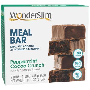 Meal Replacement Protein Bar, Peppermint Cocoa Crunch (7ct)