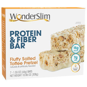 Protein & Fiber Bar, Fluffy Salted Toffee Pretzel (7ct)