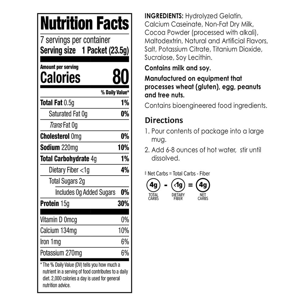 Protein Hot Chocolate Mint (7ct), BariWise DietDirect 16.99 USD