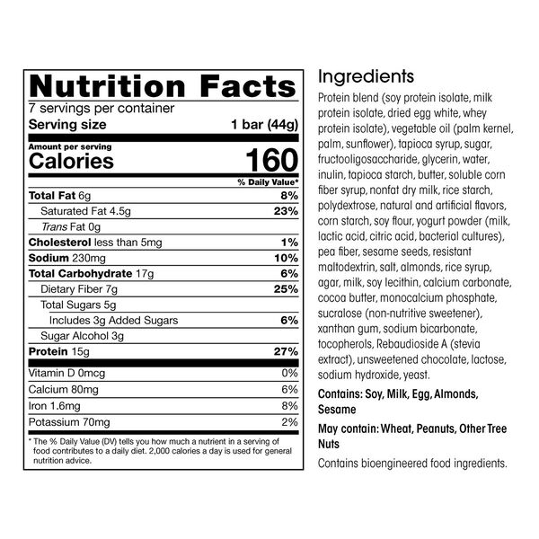 Protein & Fiber Bars (7ct) image number null