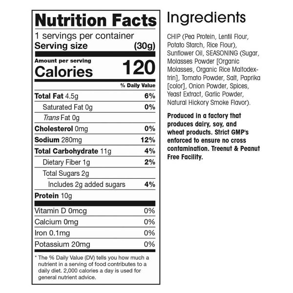 Pea Protein Snack Chips (7ct) image number null