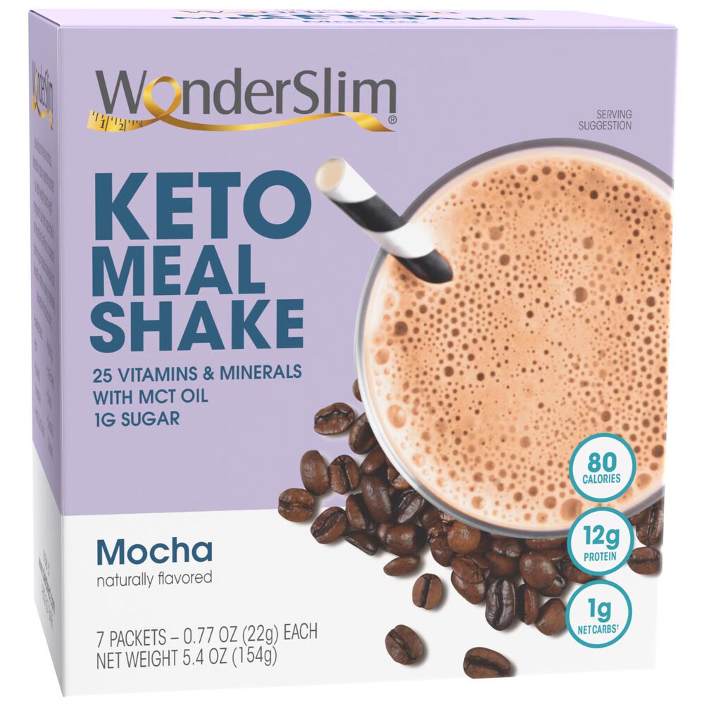 Wonderslim Keto Meal Shake Chocolate (7ct)