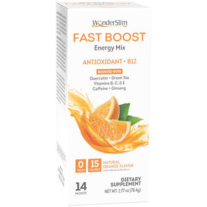 FAST-BOOST Energy Drink Mix, Natural Orange (14ct)