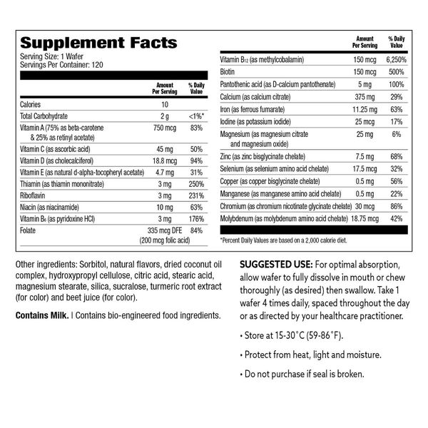 All-In-One Chewable MultiVitamin and Calcium Citrate (120ct) image number null