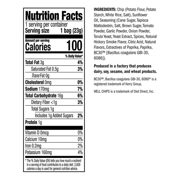 Popped Potato Well Chips (7ct) image number null