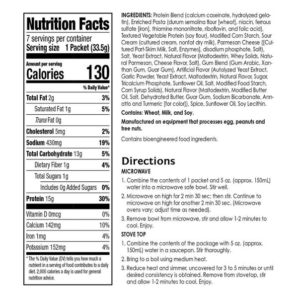 Protein Pasta, Chicken Fettuccini Alfredo (7ct) image number null