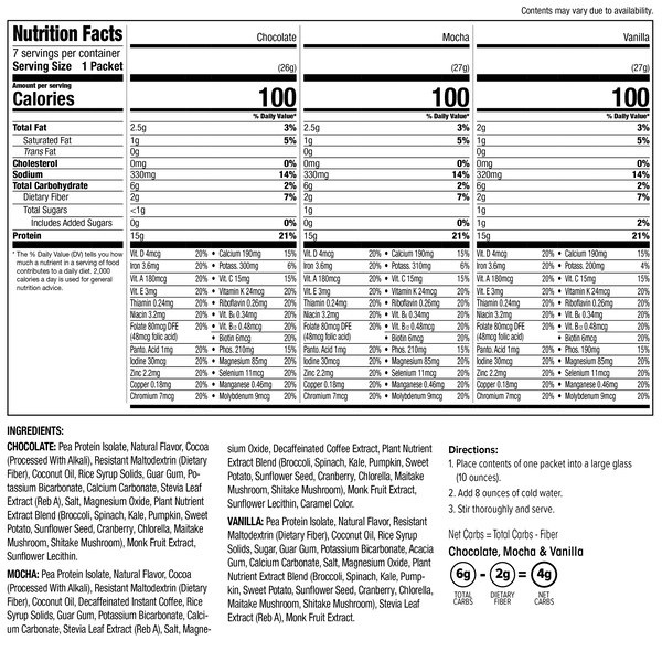 Plant Protein Meal Shake (7ct) image number null