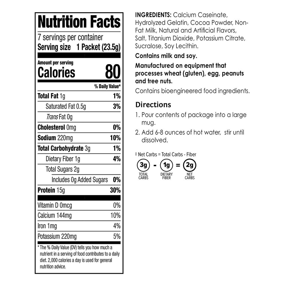 Protein Hot Chocolate (7ct), BariWise DietDirect 16.99 USD