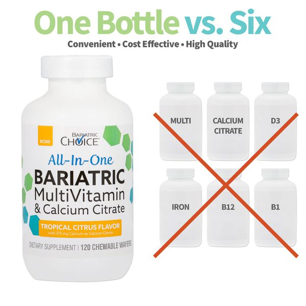 All-In-One Chewable MultiVitamin and Calcium Citrate (120ct) image number null