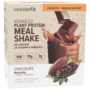 Advanced Plant Based Pea Protein Meal Replacement Shake, Chocolate (5ct)