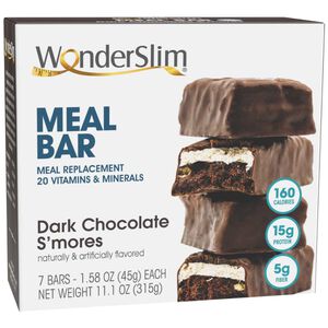 Meal Replacement Protein Bar, Dark Chocolate S'mores (7ct)
