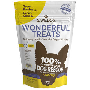 Wonderful Healthy Dog Treats - Infused with Natural Superfoods, Chicken (100+ Chews)