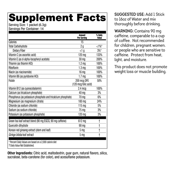 Energy and Hydration Drink Mix Packets (14ct) image number null